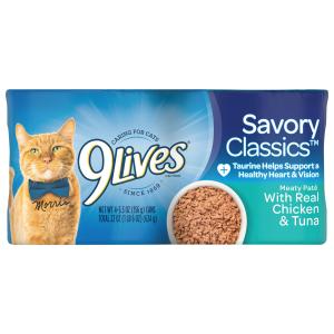 9 Lives - Meaty Pate Chkn Tuna 4pk