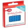 Betty Crocker - Medium Blue Spiral Candle