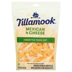 Tillamook - Mexican 4 Cheese Thick Cut Shrd 8 oz