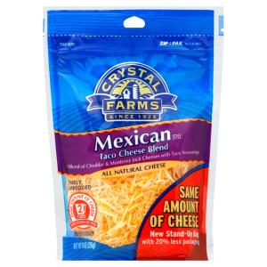 Crystal Farms - Mexican Taco Shred Cheese