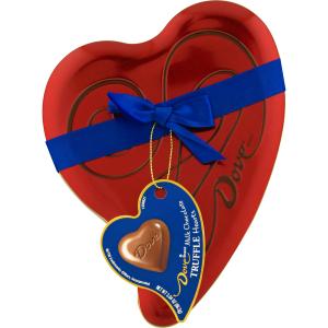 Dove - Milk Choc Truffle Heart Tin