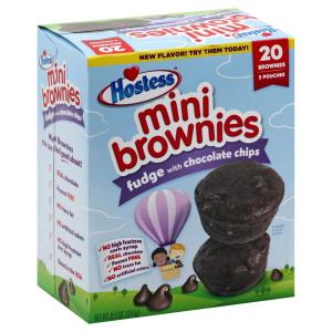 Hostess - Mini Brownies Fudge Choc Chip