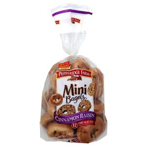 Pepperidge Farm - Mini Cin Raisin Bagels