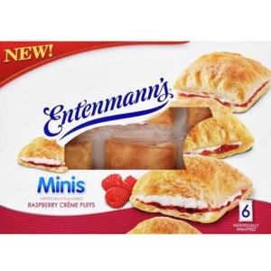 entenmann's - Mini Raspberry Creme Puffs