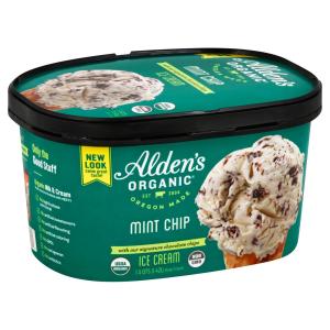 Aldens Organic - Organic Mint Chip Ice Cream Tub