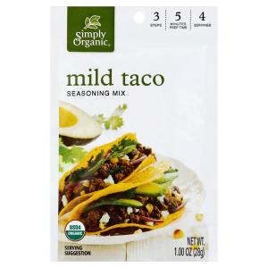 Simply Organic - Mix Taco Ssnng Mild