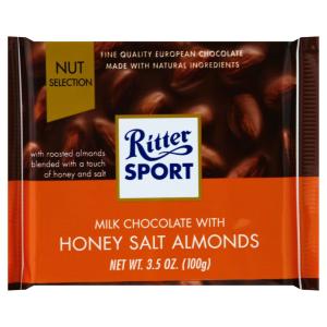 Ritter Sport - Mlk Choc Hon Salt Almonds