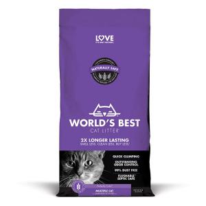 World's Best - Multiple Cat Lavender Scented Cat Litter