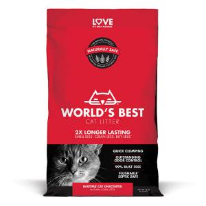 World's Best - Multiple Cat Unscented Cat Litter