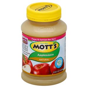 mott's - Natural Applesauce Jar