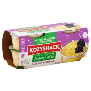 Kozy Shack - no Sugar Added Pud 4pk Tapioca