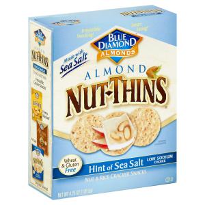 Blue Diamond Almonds - Nut Thins with Sea Salt