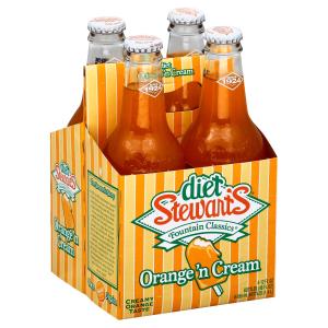 stewart's - Orange Cream dt 4pk 12oz