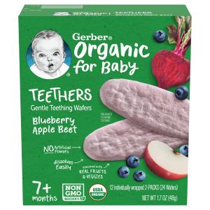 Gerber - Org Bluberry Apple Beet Teethers