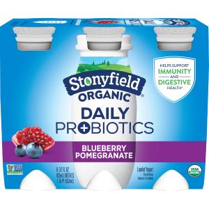 Stonyfield - Org Probiotic Drnk Blueberry Pom