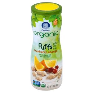 Gerber - Organic Cran Orange Puffs