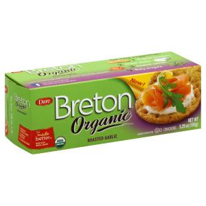 Breton - Organic Roasted Garlic Cracker