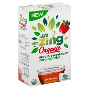 Zing - Organic Stevia Swtnr 80ct