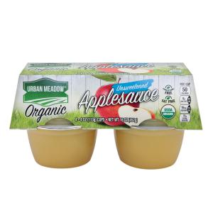 Urban Meadow Green - Organic Unsweet Applesce 4pk