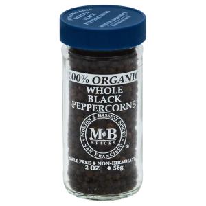 Morton & Basset - Organic Whole Black Pepper