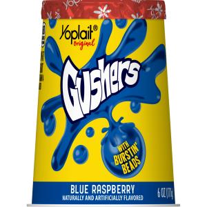 Yoplait - Orig Gushers Blue Rasberry Yogurt