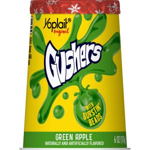 Yoplait - Gushers Green Apple Yogurt