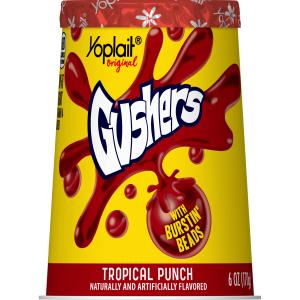 Yoplait - Orig Gushers Tropical Punch Yogurt