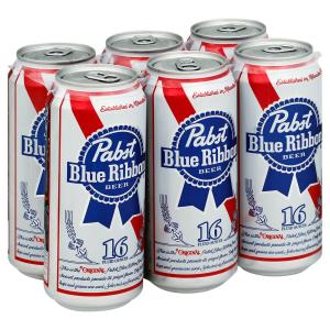 Pabst Blue Ribbon - Pabst Blue Ribbon 6pk 16oz Can