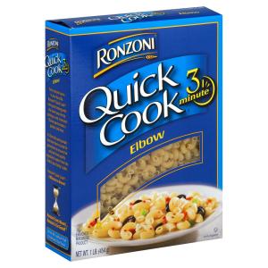 Ronzoni - Pasta Quick Cook Elbow