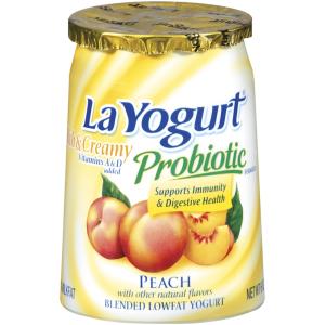 La Yogurt - Peach Custard Yogurt