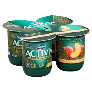 Activia - Peach Yogurt 4pk