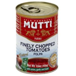 Mutti - Polpa Diced Tom with Grlc B