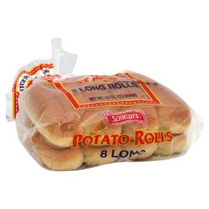 Schmidts - Potato Long Rolls 8 Pack