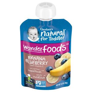 Gerber - Pouches Banana Blueberry