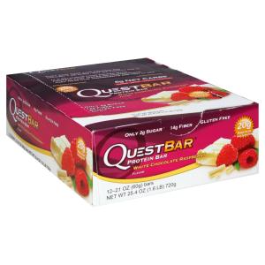 Quest - Protein Bar White Choc Rasp