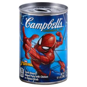 campbell's - R W Kid S Shapes Spiderman