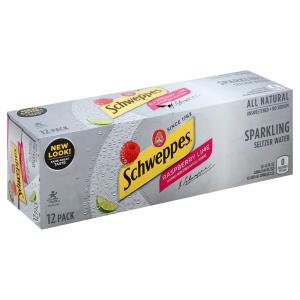 Schweppes - Rasp Lemon Lime Seltzer 12pk