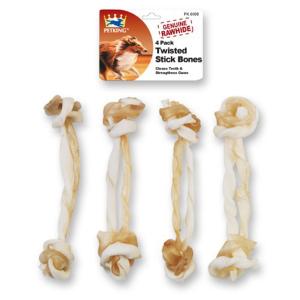 Pet King - Rawhide Twisted Sticks