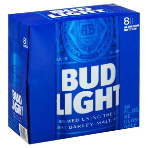 Bud Light - Reclosable 8Pk16oz