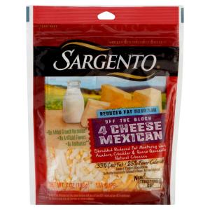 Sargento - Red Fat 4 Cheese Mex Shredded