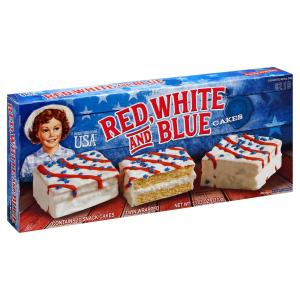 Little Debbie - Red White Blue Vanilla Cake