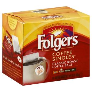 Folgers - Reg Coffee Singles