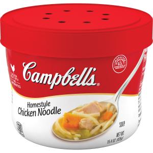 campbell's - Home Style Chiken Noodle Soup Microwave