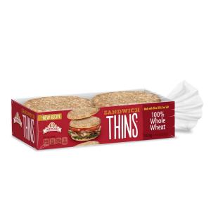 Arnold - Sandwch Thins 100 Whol Wheat