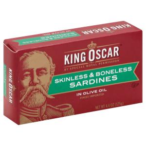 King Oscar - Skinles Boneless Sardines