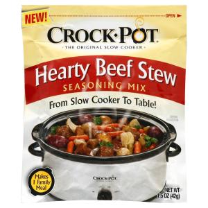 Crock Pot - Seasoning Hearty Beef Stew