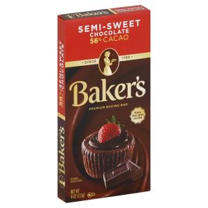 baker's - Semi Sweet Choc Bar