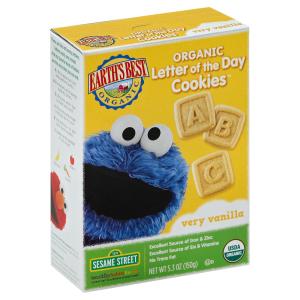 earth's Best - Sesame Street Vanilla Cookies