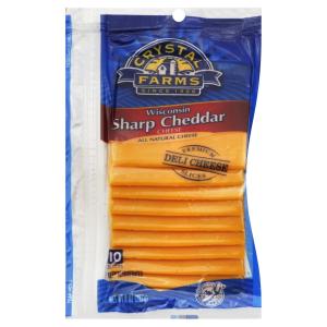 Crystal Farms - Sharp Ched Nat Sliced Cheese