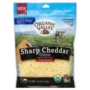 Organic Valley - Sharp Cheddar Shredded